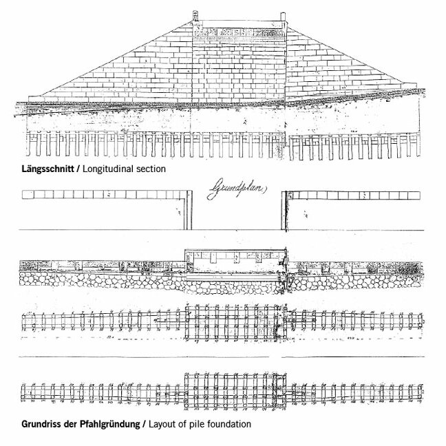 Bauzeichnung | um 1846 | Quelle: ehem. BD Nürnberg, Slg. Roland Fraas